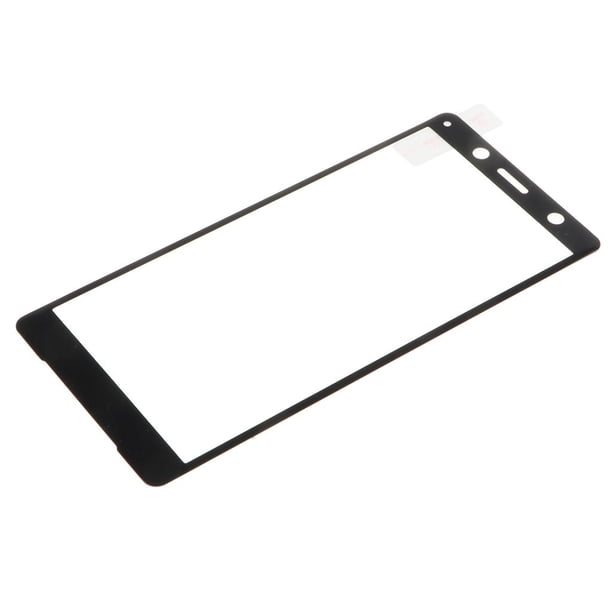 Pantalla curva 3D de cobertura completa (dureza 9H), película protectora antiarañazos para XZ2 Compact negro