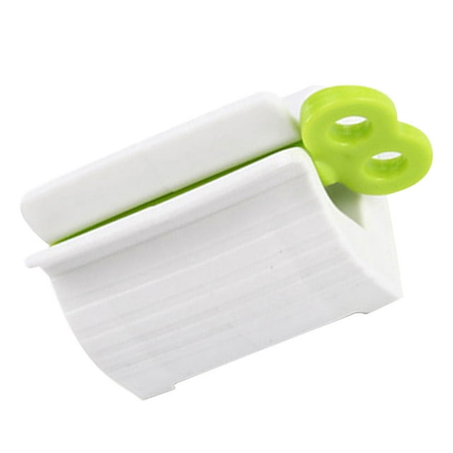fastboy Toothpaste Squeezer Universal Rolling Tube Dispenser Squeezing Extractor Dispensing Holder Household Kitchen Bathroom Green NO2