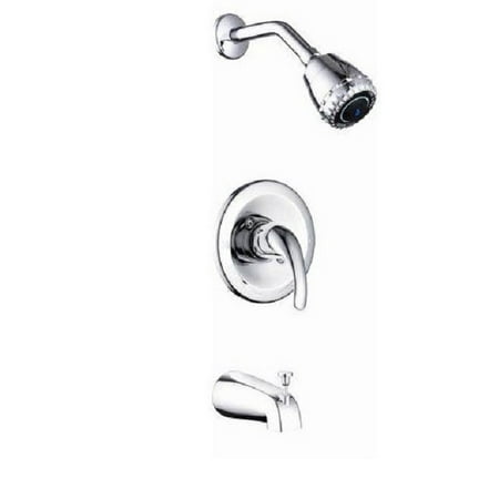 Chrome Revival Shower Faucet - Sheffield Home Single Handle Shower and Tub Faucet, Polished Chrome