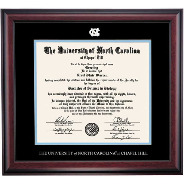 OCM Diploma Frame for University of North Carolina UNCChapel Hill, 19