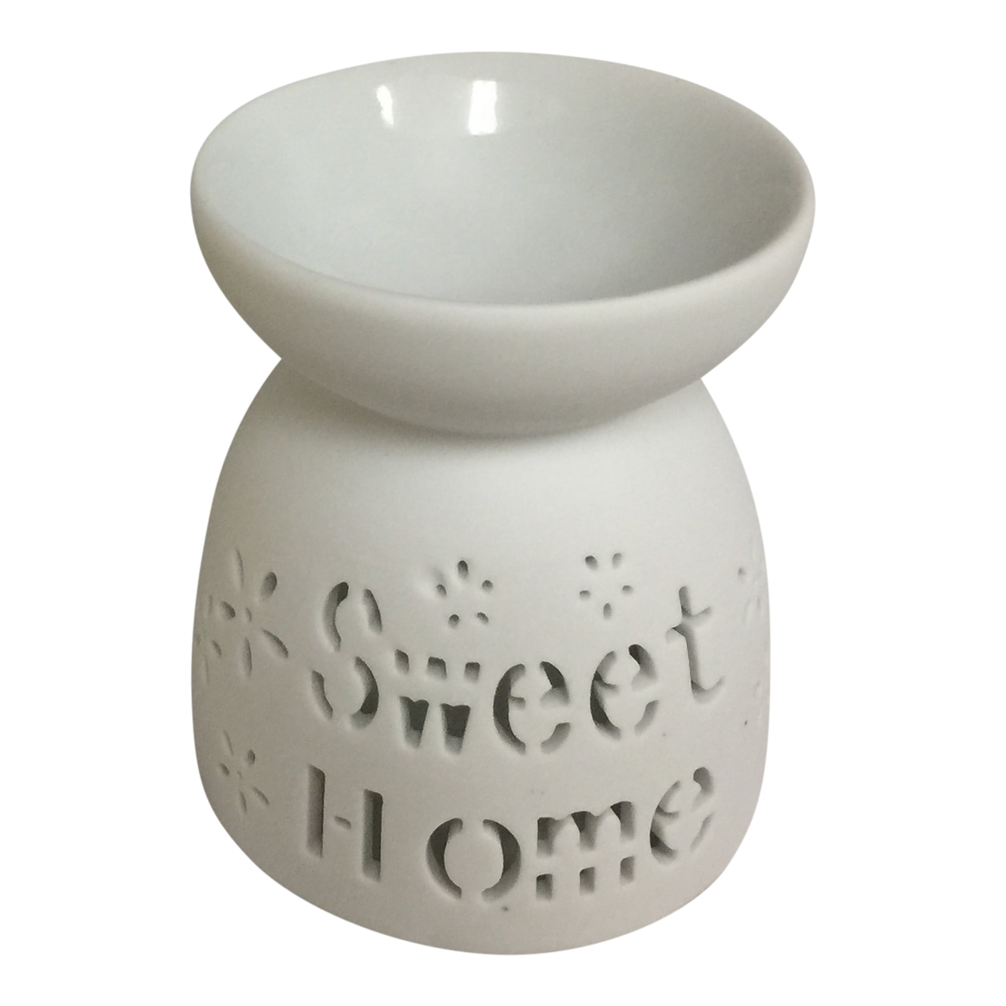 Creative Motion 22294 White Ceramic Aromatherapy Diffuser Product Size 3 x 3 x 3.75