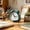 Green, variant on Tuscom Green Triangle Silent Analog Alarm Clock, Quiet Sweep Non-Ticking Bedside Clock with Loud Clear Ring Wake-Up, Ideal for Heavy Sleepers, Desk Office Dorm Decor