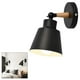 thumbnail image 5 of Enchufe de lámpara de pared Yinane Lámparas de pared para dormitorio E27 Negro, 5 of 7