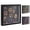 Black, variant on DIY Mini Museum Silhouette Box Shadow Box Picture Frame Kit with 8 Mini Vintage Photo Frames & 8 Museum Figures Shadow Boxes Display Case for Home Decor and Personal Keepsakes (Black)