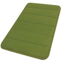 REGALWOVEN Non-Slip Bathroom Mats Bath Rugs Memory Foam Carpet, Green, 24"x16"