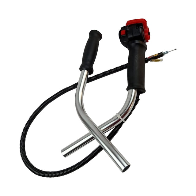 Brush Cutter Handle Switch Throttle Cable Hose Diameter 1.9cm Stable Performance Set of 2Pcs