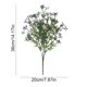 thumbnail image 2 of Plantas Verdes Artificiales De Plástico Ramo de flores artificiales moradas,plantas de plástico falsas para decoración de bodas,hogares y hoteles (1 pieza) Rkxzt, 2 of 8