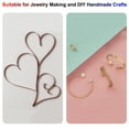 thumbnail image 4 of Uxcell 1 Roll Flat Jewelry Craft Wire Craft Wire, 3mm 18 Gauge Aluminum Craft Wire Deep Blue, 4 of 6