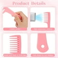 thumbnail image 5 of OPALESQUE 2 Pcs Mini Comb Travel Comb Small Wide Tooth Comb Mini Wide Tooth Comb Travel-Size Detangling Combs Portable Plastic Combs for Styling Curly, Long, Wet Hair, 5 of 7