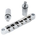 thumbnail image 3 of Musiclily Pro 52mm Tune-o-matic Bridge for Epiphone LP SG Style Electric Guitar, Chrome, 3 of 5