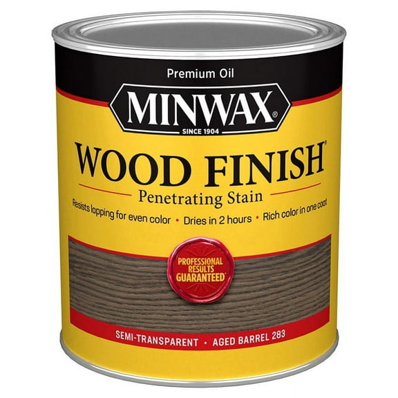 4-Pack of 1 qt Minwax 70105 Aged Barrel Wood Finish Penetrating Oil-Based Wood Stain
