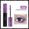 thumbnail image 2 of Máscara HUOGUO Color: azul, morado, rizado de larga duración, 2 of 2