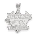 thumbnail image 1 of 10k White Gold Official Licensed Collegiate DePaul University Large Pendant, 1 of 4