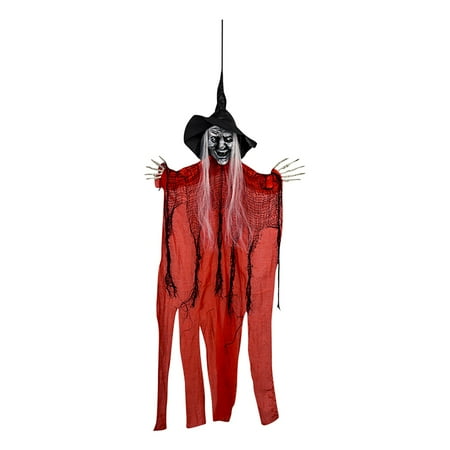 

Hanging Witch Decoration With Indoor Outdoor Props Decorative Hat