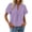 Purple, variant on LIaqionyy Womens Tops Short Sleeve V Neck Blouses Dressy Casual Flowy Business Summer Work Shirts Vacation Clothes