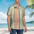 thumbnail image 5 of Fotbe Hardwood Hawaiian Shirt For Men Unisex Summer Beach Casual Short Sleeve Cotton Linen Button Down Shirts-Medium, 5 of 9