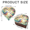 thumbnail image 2 of DIY Diamond Painting Kit Storage Box, Bird-Themed Creative Heart-Shaped Craft Set, Desktop Organiser, Festive Christmas Gift, 2 of 7