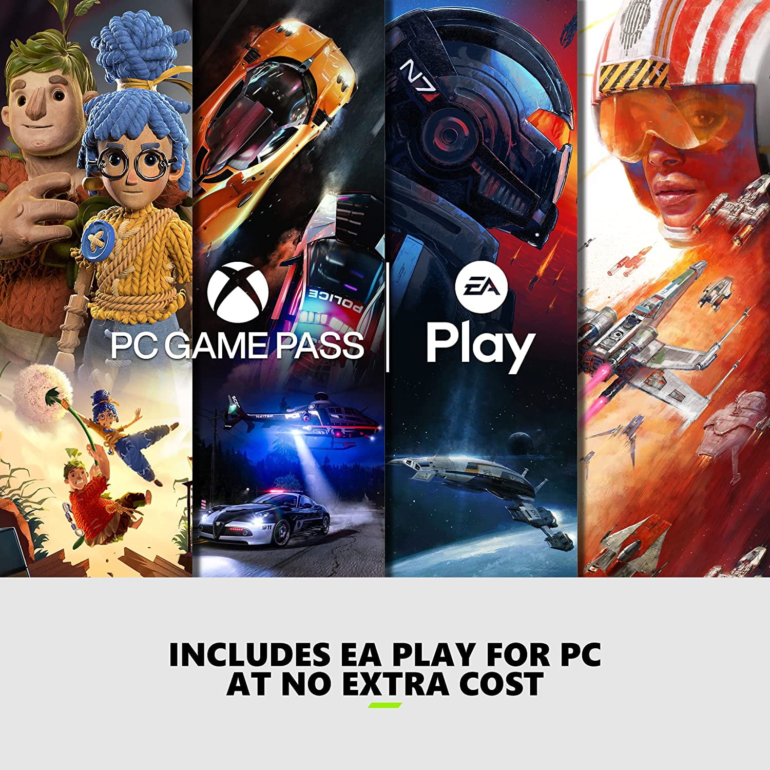 Set of 3 2019 XBOX One Game Pass 4'ft x 1'ft Cardstock Store Promo Poster  Banner