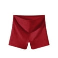 thumbnail image 2 of High Waist Underwear Women Slip Shorts for Women High Waist Leggings Shorts Soft Stretch Boyshorts Panties Under Dress Underwear Shorts Red L, 2 of 6