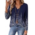 thumbnail image 4 of Zeagoo Womens Tops Long Sleeve V Neck Tee Shirts Dressy Casual Clothes Business Work Blouse, 4 of 6