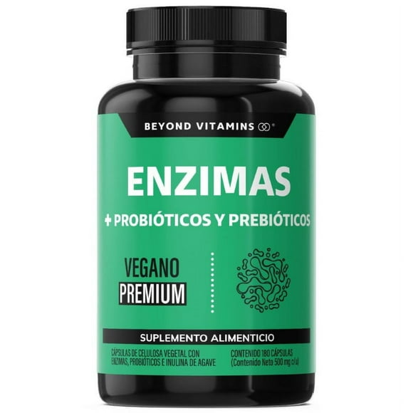 Suplemento Alimenticio Beyond Vitamins Enzimas Digestivas Probióticos 180 cápsulas
