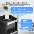 thumbnail image 5 of LHRIVER 2-5 Gallon Water Dispenser & 6-Min Ice Maker, 3-in-1 Hot/Cold/Ice, Child Lock & Energy-efficient, for Home/Office, Black, 5 of 8