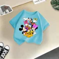 thumbnail image 3 of Linda camiseta de algodón para niños de la familia Disney de Mickey, ropa de verano para niños, camisetas casuales de calle para niños y niñas, camisetas para niños, ropa para niños, 3 of 5