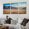 thumbnail image 2 of Nawypu Large Framed Wall Art Ready to Hang Aerial view over the Namibia desert Sossusvlei sand dunes Namibia Canvas Print Artwork Wall Art Painting Pictures Home Modern Poster 12''x16''X3 Panels, 2 of 4