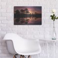 thumbnail image 5 of Luxe Metal Art 'Swamp on Fire' by Martin Podt, Metal Wall Art, 24" x 16", 5 of 8