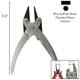 thumbnail image 5 of Pinzas paralelas The Beadsmith, herramienta de acero de 14 cm con punta redonda y plana, 5 of 8