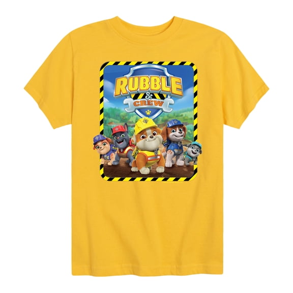 Paw Patrol - Rubble & Crew - Toddler & Youth Short Sleeve Graphic T-Shirt