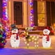 thumbnail image 4 of Adornos navideños de pingüinos con luces LED | Decoración para jardín, patio y césped | Figuras acrílicas luminiscentes con luces | Set de montaje DIY para fiestas navideñas y patio, 4 of 5