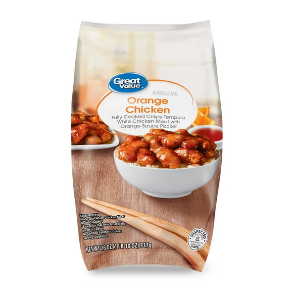 Great Value Orange Chicken, 26 oz (Frozen)