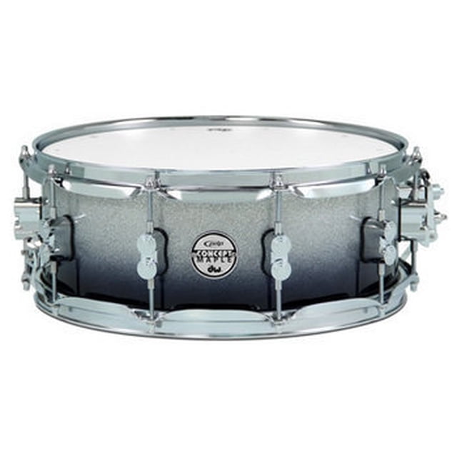 Caisse Claire PDP Concept Érable 5.5x14 Argent/blanc