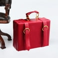 thumbnail image 4 of Dollhouse Suitcase Vintage Luggage Mini Doll House Mini Luggage Mini Toy Mini House Accessory Mini Wooden Case Props Skin Bags Mini Luggage Box, 4 of 7