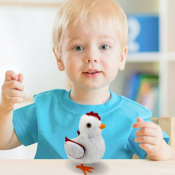 Interactive Animated Chicken Toy Realistic Animal Motion and Sound Electronic Pet Toy