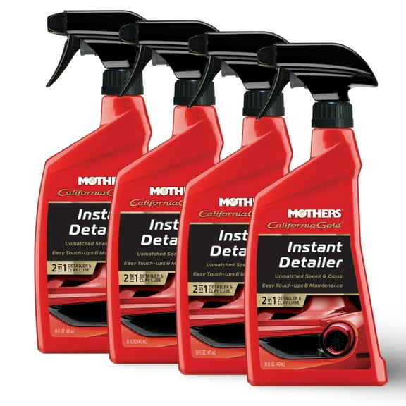 Mothers Instant Detailer Spray Exterior Car Detailer, 16 oz. (4-Pack)