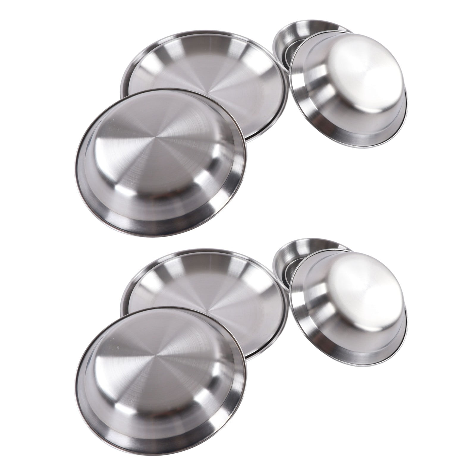 Camping Dinnerware Set, Stainless Steel Outdoor Sturdy Portable Camping