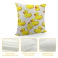 Nawypu Cartoon Yellow Ducks Pillow Covers Standard Fluffy Pillows