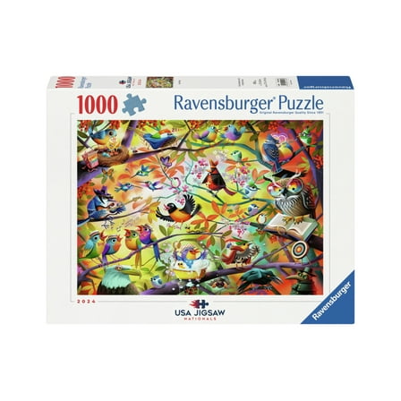 Busy Birdies 1000-Piece Puzzle