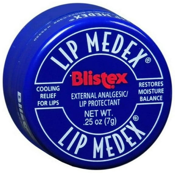 Blistex Lip Medex Cooling Relief for Sore Lips & Restores Moisture 0.25 oz Each