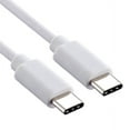 thumbnail image 3 of 6ft Long USB-C Cable for Orbic Myra 5G UW, Magic 5G Phones - Fast Charger Cord Power Wire Type-C to Type-C Data Sync White K7P, 3 of 5