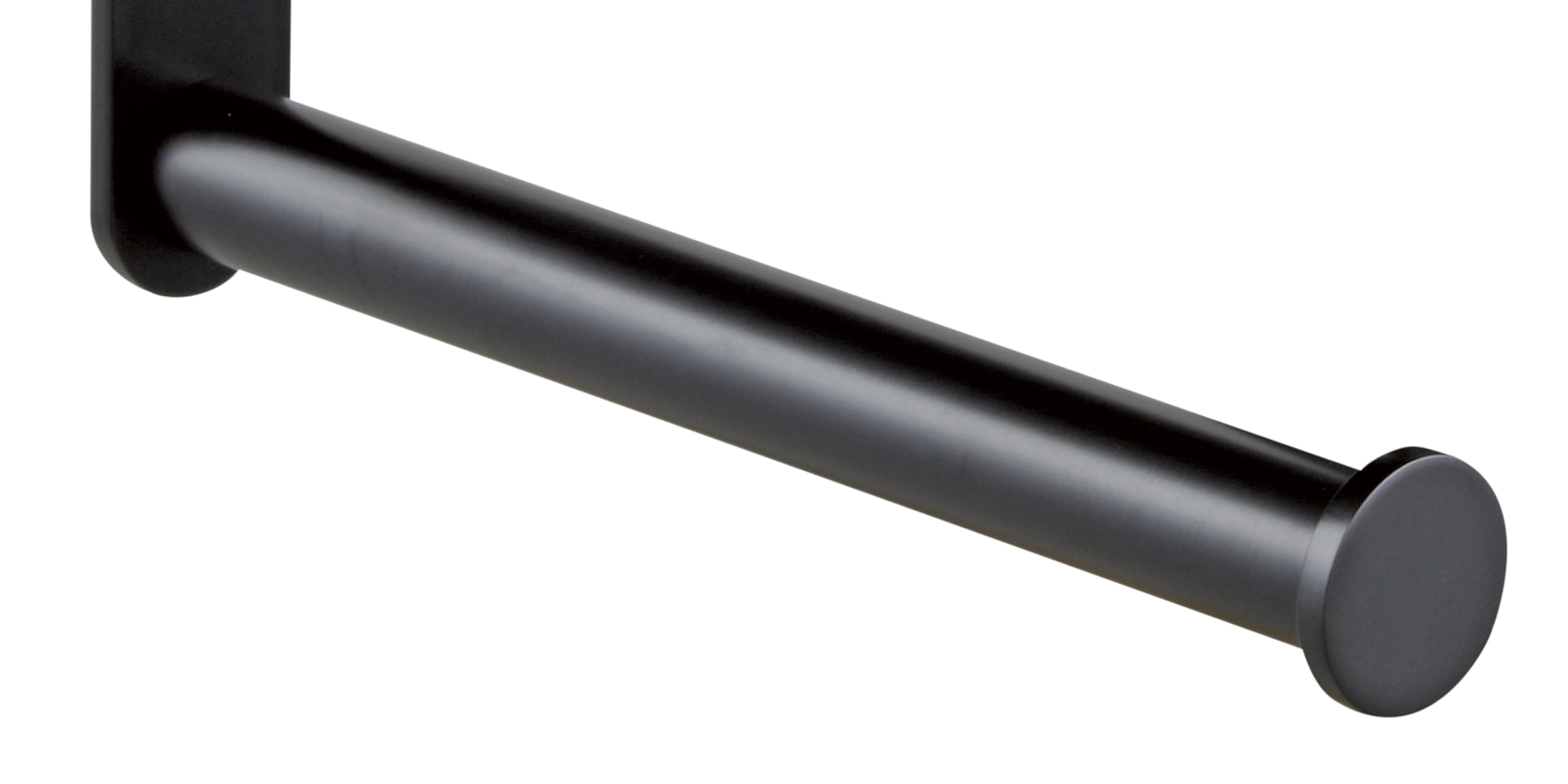 Better Homes & Gardens Toilet Paper Holder with Storage in Matte Black