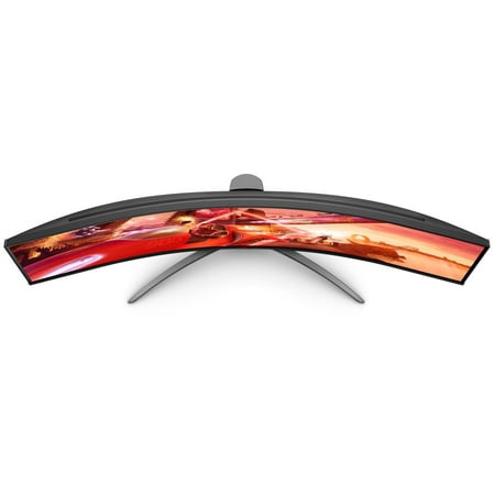 AOC - AG493UCX2 49" LCD 4K UWHD Gaming Monitor - Black/Red