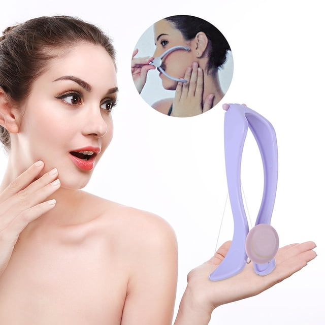Facial Hair Epilator Threading Facial Hair Epilator Threading Hair Epilator Facial Hair Removel Threading Epilator Hair Removing Tool With 10 Cotton Lines Glasses Box