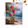 thumbnail image 3 of UXIEQU Vintage Rose Landscape Canvas Wall Art Print 15.75x11.81 Inches, 3 of 8