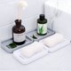 thumbnail image 2 of Jabonera de baño con desagüe, ahorrador de jabón para ducha, fácil de limpiar, secar, evita la formación de espuma (blanco), 2 of 5