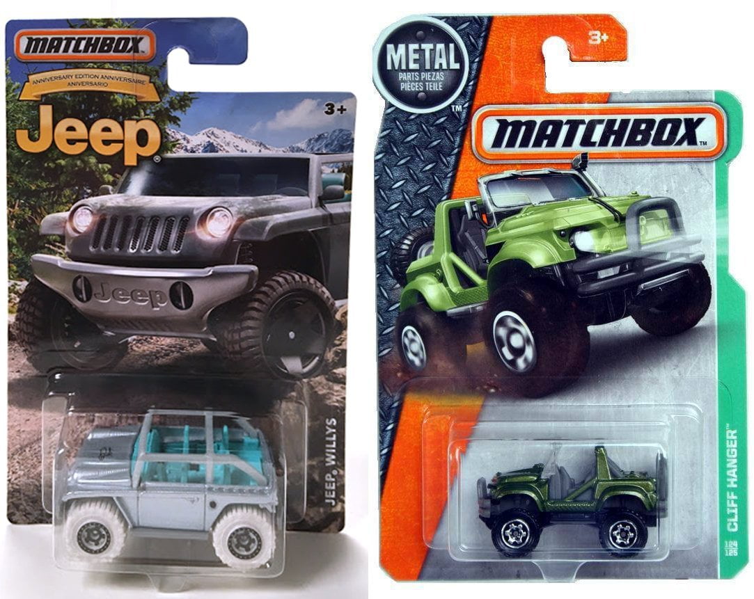 Matchbox 75th Anniversary Willys Concept & Cliffhanger Army Style