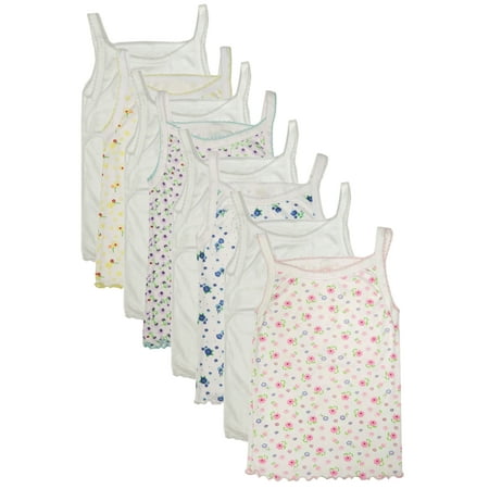 

B-One Kids Girls Cotton Camisole Tank Top Undershirt (Multipack)