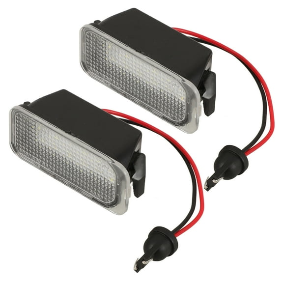 WASHWEPE Universal License Plate Light Waterproof 2Pcs 2.2x0.8x0.8in